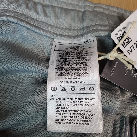 NEW Adidas Tiro Track Pants Mens 3XLT AeroReady Soccer Train Gray White IV7274 - Picture 10 of 12